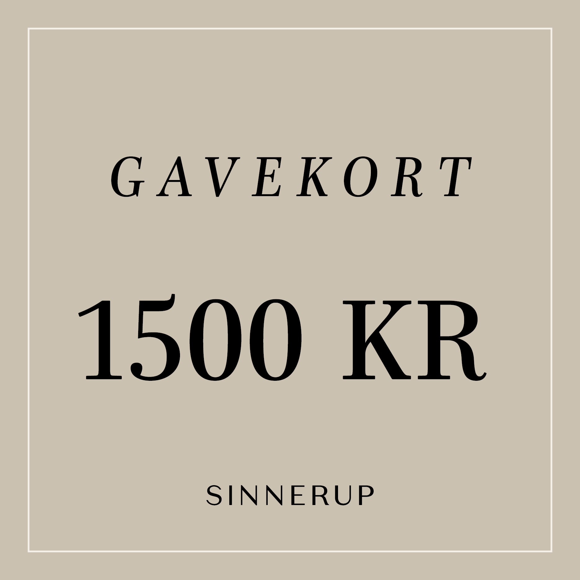 Sinnerup Gavekort